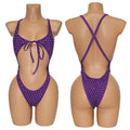 HORAE Diamond Cutout Bandage One Piece Monokini for Women